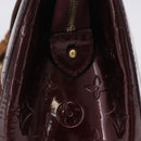 LOUIS VUITTON Vernis Blair MM Handtasche 2-Wege Rouge Favist M91690 LV Auth EC506-14