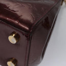 LOUIS VUITTON Vernis Blair MM Hand Bag 2way Rouge Favist M91690 LV Auth EC506-17