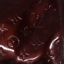 LOUIS VUITTON Vernis Blair MM Hand Bag 2way Rouge Favist M91690 LV Auth EC506-10