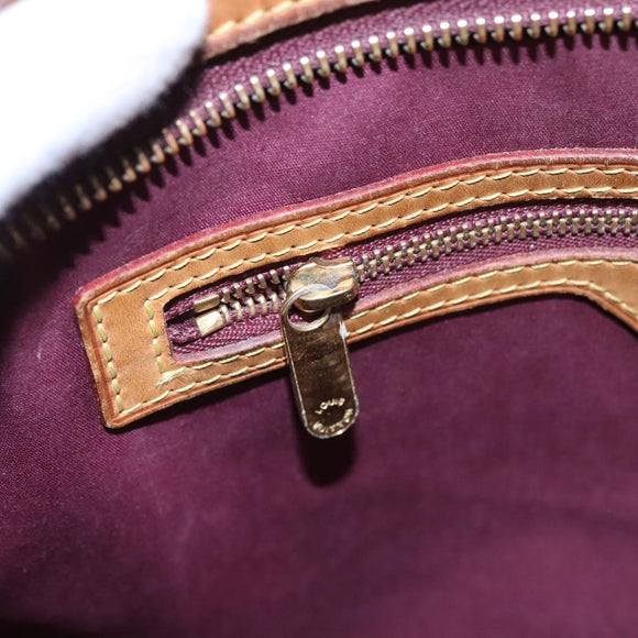 LOUIS VUITTON Vernis Blair MM Hand Bag 2way Rouge Favist M91690 LV Auth EC506