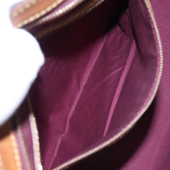 LOUIS VUITTON Vernis Blair MM Hand Bag 2way Rouge Favist M91690 LV Auth EC506