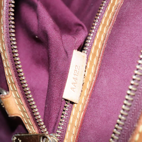 LOUIS VUITTON Vernis Blair MM Hand Bag 2way Rouge Favist M91690 LV Auth EC506