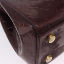LOUIS VUITTON Vernis Blair MM Handtasche 2-Wege Rouge Favist M91690 LV Auth EC506-29