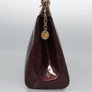 LOUIS VUITTON Vernis Blair MM Hand Bag 2way Rouge Favist M91690 LV Auth EC506-4