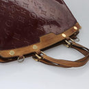 LOUIS VUITTON Vernis Blair MM Hand Bag 2way Rouge Favist M91690 LV Auth EC506-6