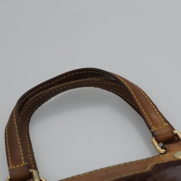 LOUIS VUITTON Vernis Blair MM Hand Bag 2way Rouge Favist M91690 LV Auth EC506