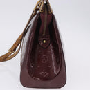 LOUIS VUITTON Vernis Blair MM Handtasche 2-Wege Rouge Favist M91690 LV Auth EC506-5