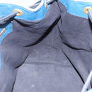 LOUIS VUITTON Epi Petit Noe Shoulder Bag Bicolor Black Blue M44152 Auth EC511-19