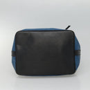 LOUIS VUITTON Epi Petit Noe Shoulder Bag Bicolor Black Blue M44152 Auth EC511-5