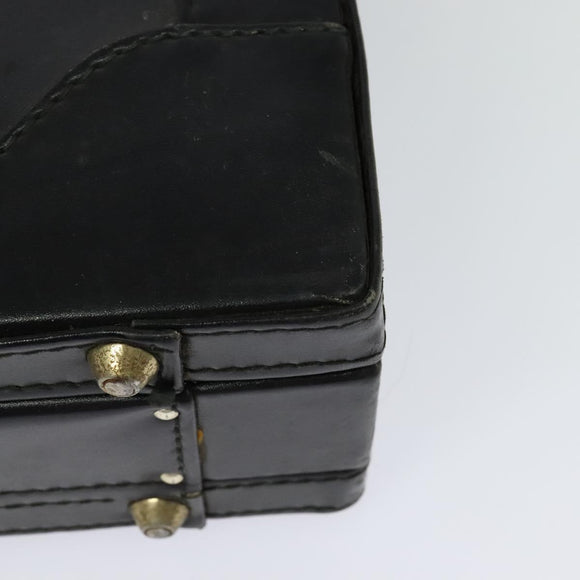 GUCCI Web Sherry Line Attache case Hand Bag Leather Red Black Green Auth EC515