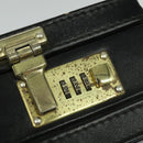 GUCCI Web Sherry Line Attache case Hand Bag Leather Red Black Green Auth EC515-18