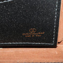 GUCCI Web Sherry Line Attache case Hand Bag Leather Red Black Green Auth EC515-20