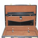 GUCCI Web Sherry Line Attache case Hand Bag Leather Red Black Green Auth EC515-11