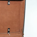 GUCCI Web Sherry Line Attache case Hand Bag Leather Red Black Green Auth EC515-23