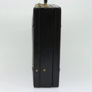 GUCCI Web Sherry Line Attache case Hand Bag Leather Red Black Green Auth EC515-4