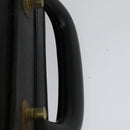 GUCCI Web Sherry Line Attache case Hand Bag Leather Red Black Green Auth EC515-14