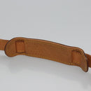 LOUIS VUITTON Adjustable Shoulder Strap Leather 36.6""-44.1"" Beige Auth EC522-7