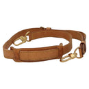 LOUIS VUITTON Adjustable Shoulder Strap Leather 36.6""-44.1"" Beige Auth EC523-2