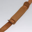 LOUIS VUITTON Adjustable Shoulder Strap Leather 36.6""-44.1"" Beige Auth EC523-7