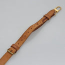 LOUIS VUITTON Adjustable Shoulder Strap Leather 36.6""-44.1"" Beige Auth EC523-8