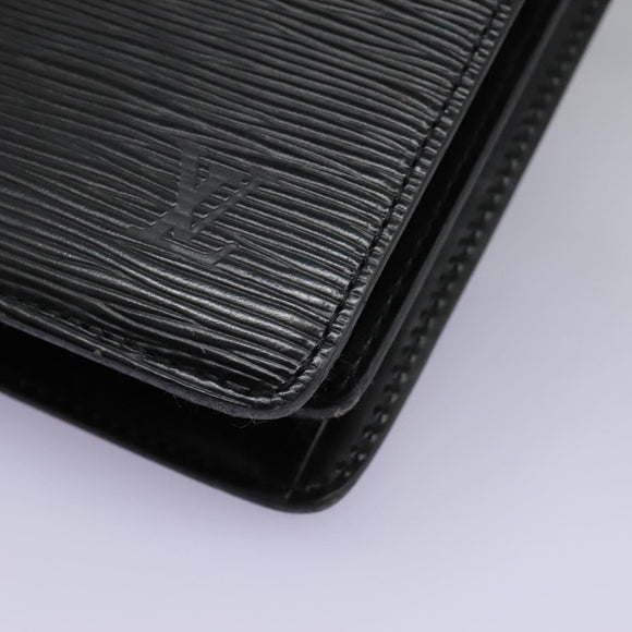 LOUIS VUITTON Epi Capuchin Shoulder Bag Black M52342 LV Auth EC524