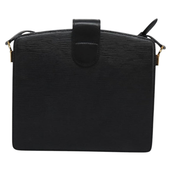 LOUIS VUITTON Epi Capuchin Shoulder Bag Black M52342 LV Auth EC524