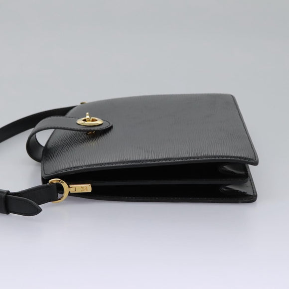 LOUIS VUITTON Epi Capuchin Shoulder Bag Black M52342 LV Auth EC524