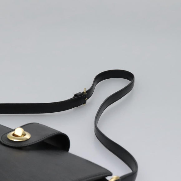 LOUIS VUITTON Epi Capuchin Shoulder Bag Black M52342 LV Auth EC524