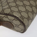 GUCCI GG Supreme Web Sherry Line Bag PVC Beige Gold Red 56 02 087 Auth EC527-16