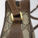 GUCCI GG Supreme Web Sherry Line Bag PVC Beige Gold Red 56 02 087 Auth EC527-14