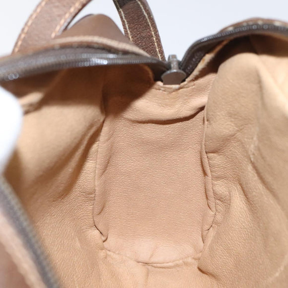 GUCCI GG Supreme Web Sherry Line Bag PVC Beige Gold Red 56 02 087 Auth EC527