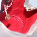 CELINE Shoulder Bag Leather Brown Gold Auth EC529-18