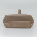 CELINE Shoulder Bag Leather Brown Gold Auth EC529-5