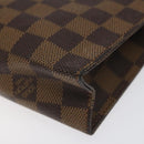 LOUIS VUITTON Damier Ebene Poche Toilette 26 Pouch N47543 LV Auth EC531-15