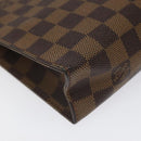 LOUIS VUITTON Damier Ebene Poche Toilette 26 Pouch N47543 LV Auth EC531-16