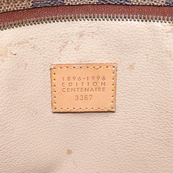 LOUIS VUITTON Damier Ebene Poche Toilette 26 Pouch N47543 LV Auth EC531