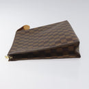 LOUIS VUITTON Damier Ebene Poche Toilette 26 Pouch N47543 LV Auth EC531-4