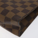 LOUIS VUITTON Damier Ebene Poche Toilette 26 Pouch N47543 LV Auth EC531-7
