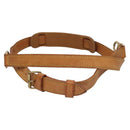 LOUIS VUITTON Adjustable Shoulder Strap Leather 36.2""-43.7"" Beige Auth EC533-3