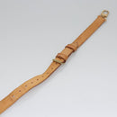 LOUIS VUITTON Adjustable Shoulder Strap Leather 36.2""-43.7"" Beige Auth EC533-8