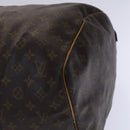 LOUIS VUITTON Monogram Keepall 55 Boston Bag M41424 LV Auth EC541-14