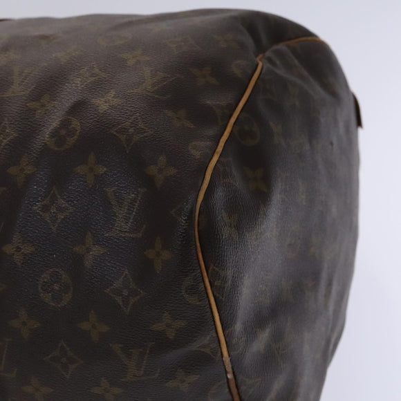 LOUIS VUITTON Monogram Keepall 55 Boston Bag M41424 LV Auth EC541