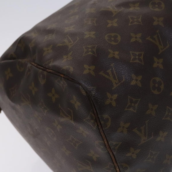 LOUIS VUITTON Monogram Keepall 55 Boston Bag M41424 LV Auth EC541