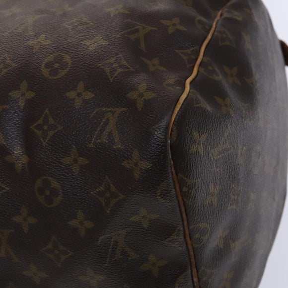LOUIS VUITTON Monogram Keepall 55 Boston Bag M41424 LV Auth EC541