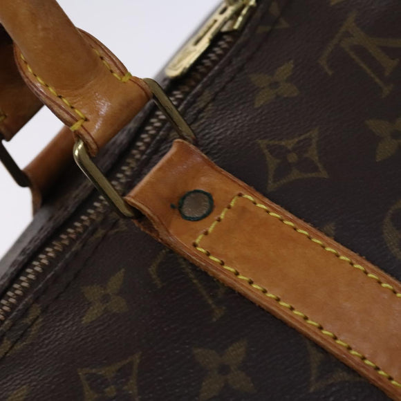 LOUIS VUITTON Monogram Keepall 55 Boston Bag M41424 LV Auth EC541
