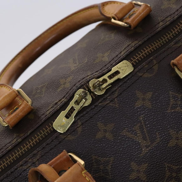 LOUIS VUITTON Monogram Keepall 55 Boston Bag M41424 LV Auth EC541