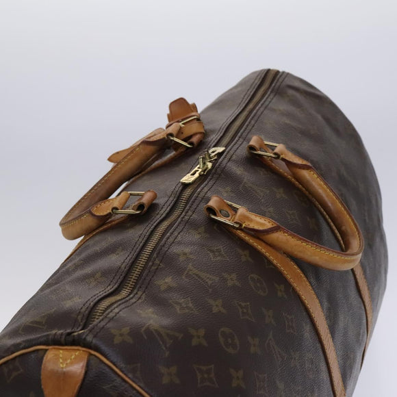 LOUIS VUITTON Monogram Keepall 55 Boston Bag M41424 LV Auth EC541