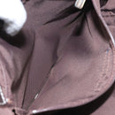 BURBERRY Nova Check Blue Label Hand Bag Canvas Leather Beige Auth EC545-19