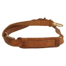 LOUIS VUITTON Adjustable Shoulder Strap Leather 31.9""-39"" Beige LV Auth EC546-1