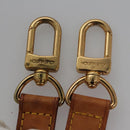 LOUIS VUITTON Adjustable Shoulder Strap Leather 31.9""-39"" Beige LV Auth EC546-9